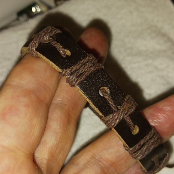 Hand Crafted Jewelry - Handmade Leather Unisex Bracelet